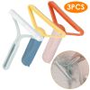 3Pcs Portable Lint Remover Reusable Double Sided Fabric Clothes Shaver Carpet Fuzz Carpet Scraper for Sweater Couch Mat