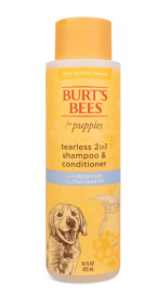 Burt's Bees Natural Pet Care Tearless 2 -1 Dog Puppy Shampoo Conditioner Buttermilk and Linseed Oil