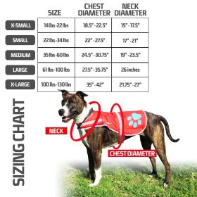 Pink Dog Reflective Vest XS Size Hi Vis Fluorescent Visibility Helping to Safeguard Your Pet On Off Leash in Urban & Rural Areas