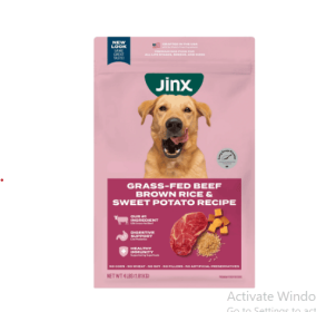 Jinx Beef, Brown Rice & Sweet Potato Dry Dog Food, 4 lb. Bag