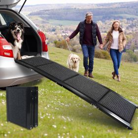 Car Ramp For Dogs (Color: Black)