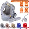 Pet Mesh Harness Dog Leash Set Reflective Chest Strap Adjustable Puppy Vest For Puppies Breeds Dogs Cats Walking Outdoor