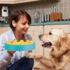 Dog Puzzle Food Feeder Slow Feeding Bowl Interactive Toy Dog Treat Dispensing Toy for IQ Training Mental Enrichment For Small Medium Large Dog Cat